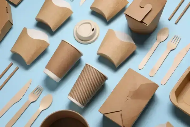 Eco-friendly cups, bowls, containers & cutlery—perfect sustainable choices for events by Barcelona DMC MIT Creators in Spain.